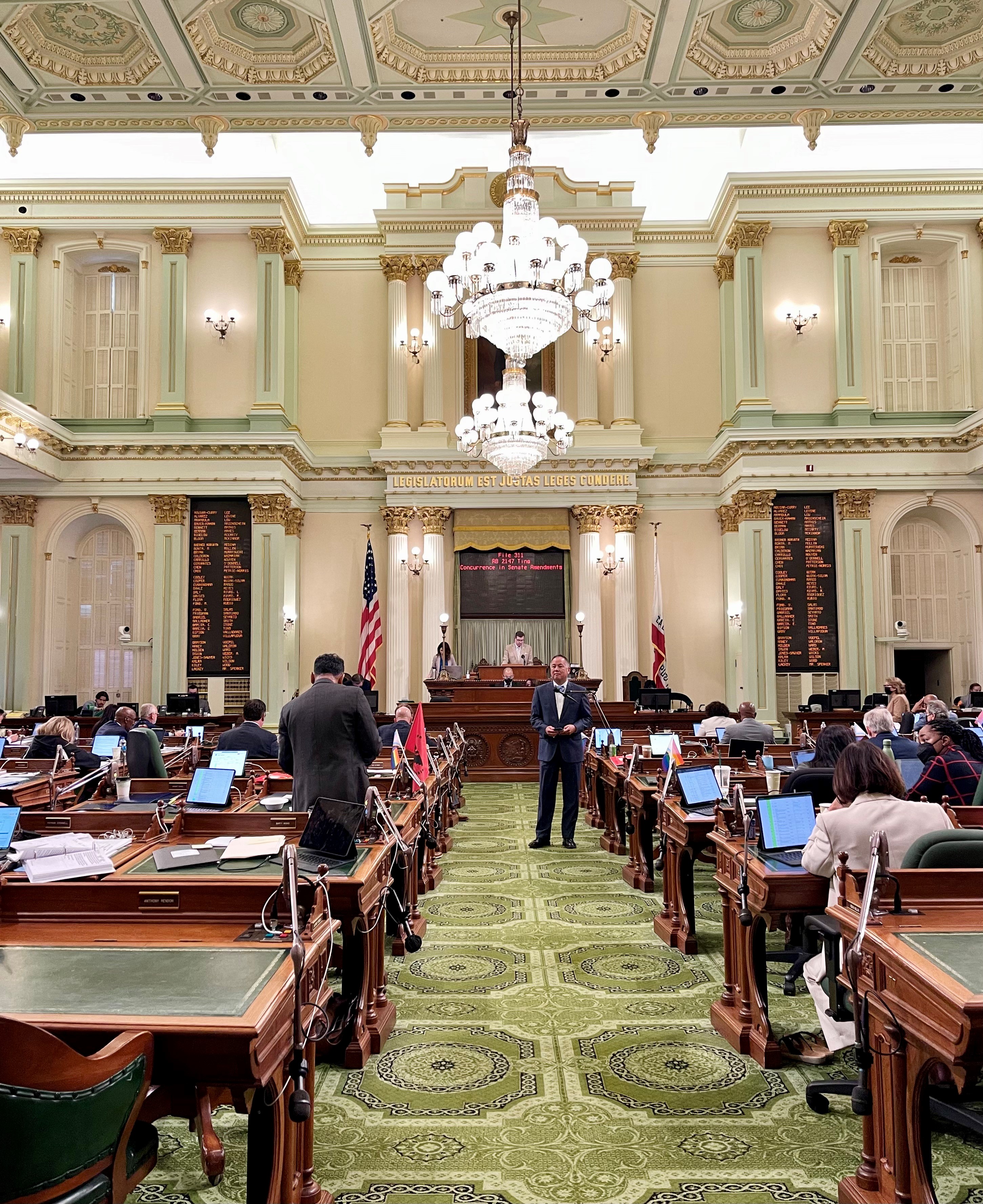 Ting Presents AB 2147 On The Assembly Floor
