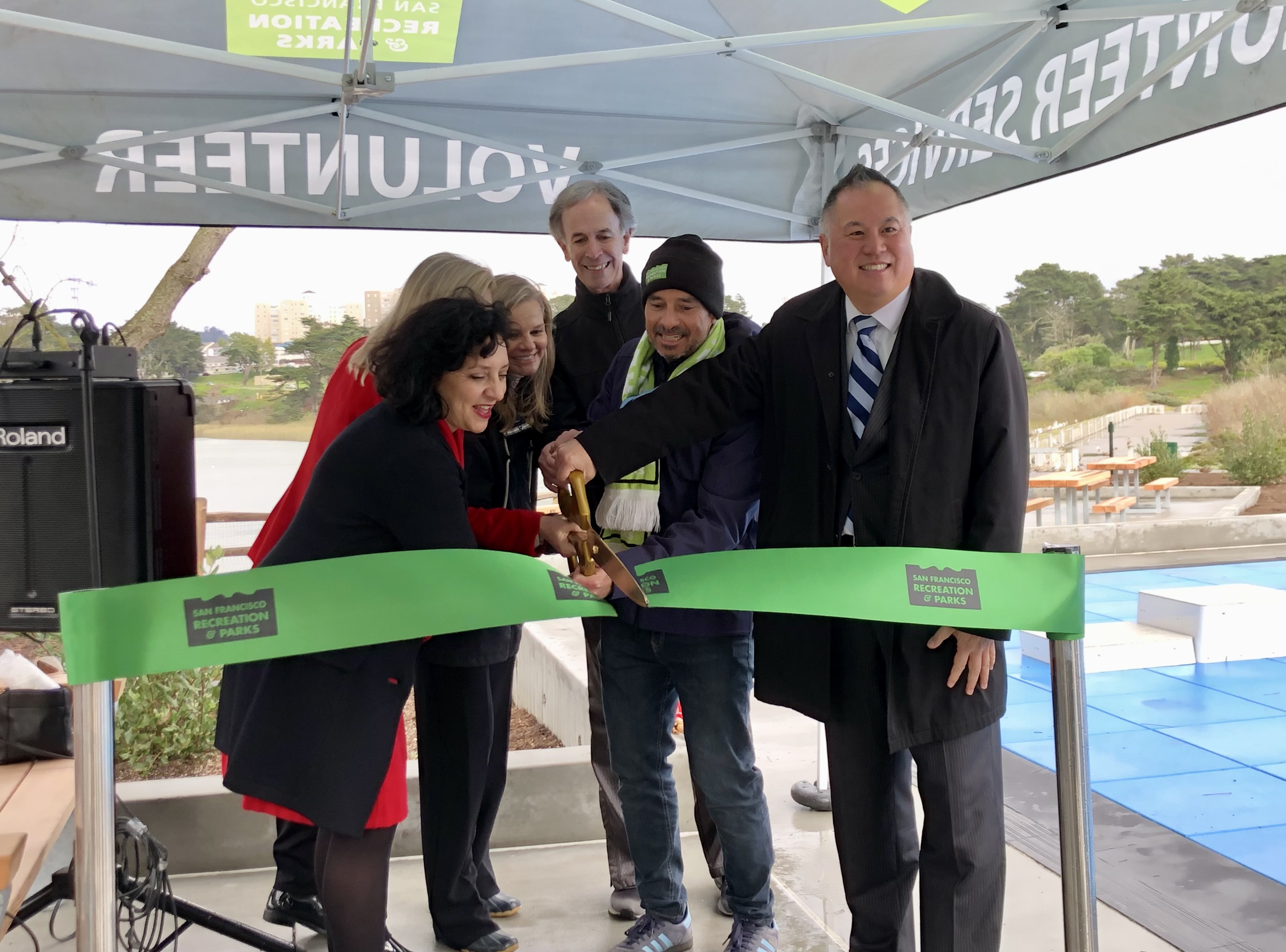 Ribbon-Cutting For New Improvements Unveiled at Lake Merced South