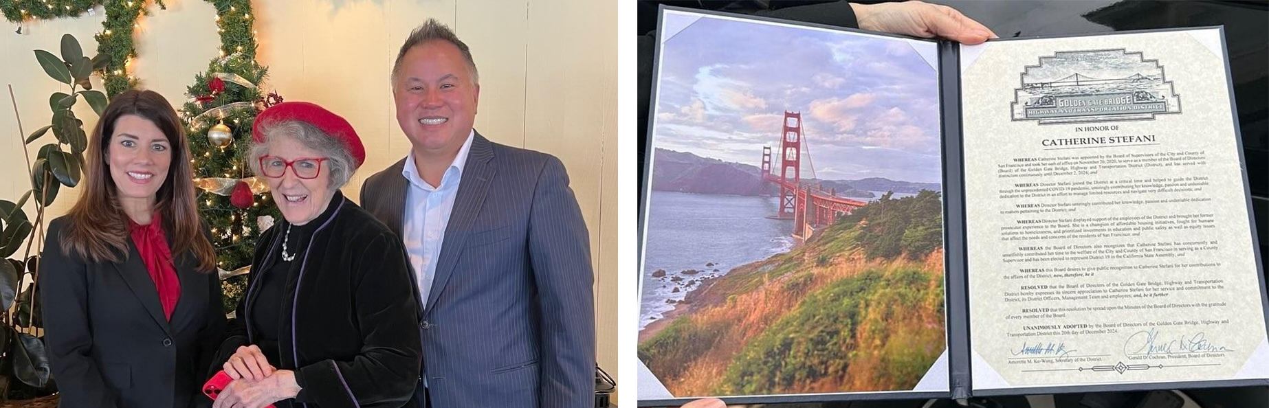 Celebrating My Time on the Golden Gate Bridge, Highway & Transportation District Board of Directors Photos