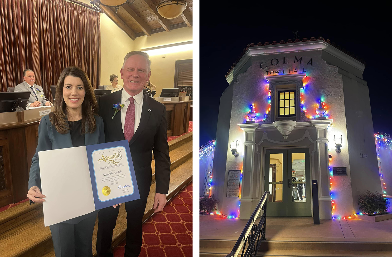 Recognizing Decades of Service in Colma