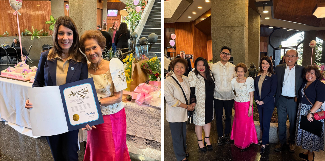 Asm. Stefani Tita Perla’s 90th birthday at Daly City’s City Hall