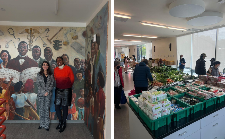 Asm. Stefani Visiting Booker T. Washington Community Service Center in the Western Addition