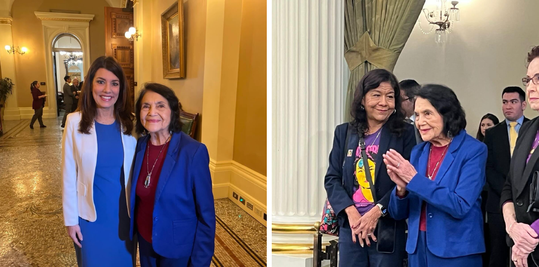 Asm. Stefani Honoring Dolores Huerta on her 95th Birthday