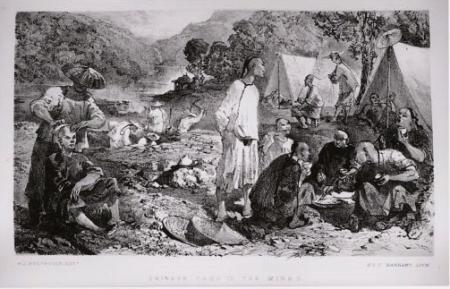 J. D. Borthwick (artist), Chinese Camp in the Mines, c. 1850s