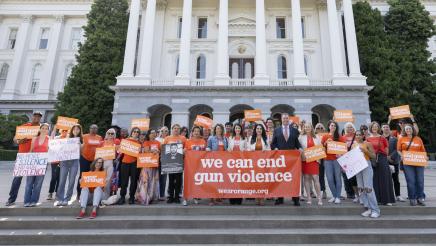 Group Photo Wear Orange Day Gun Violence Rally
