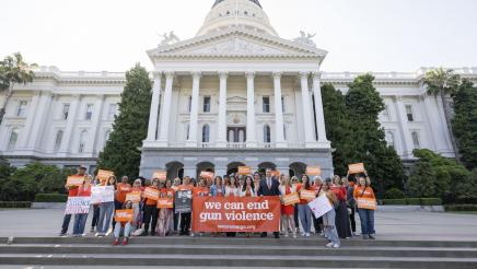 Group Photo Wear Orange Day Gun Violence Rally