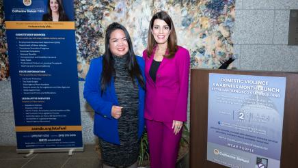 Asm. Stefani DV Awareness Event Photo with guests