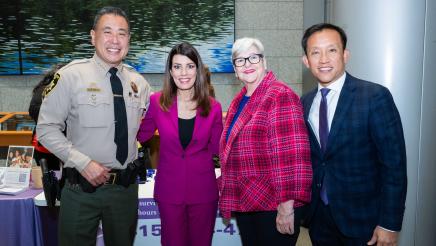 Asm. Stefani DV Awareness Event Photo with guests