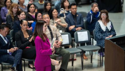 Asm. Stefani DV Awareness Event Photo